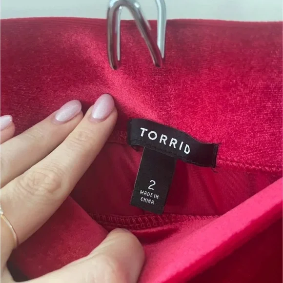 Torrid Red Midi Skirt - Picture 2 of 3